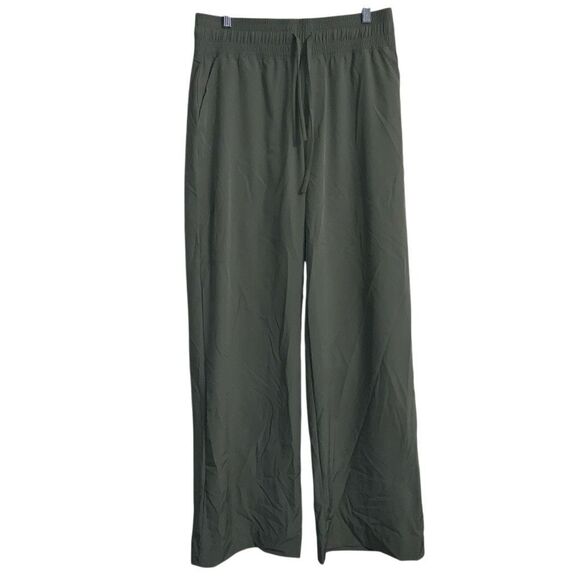 Albion Audrey Trouser Wide Leg Drawsting Waist Pants - L Tall - Picture 1 of 7